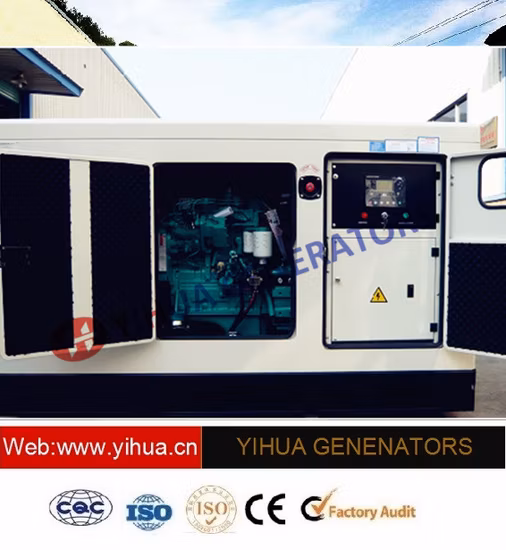 Generador diésel silencioso de energía eléctrica de 20kVA, 25kVA, 30kVA, 40kVA, 50kVA, 75kVA[IC180208c]
